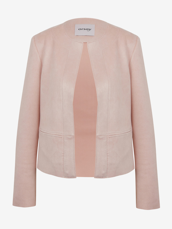 Orsay ORSAY barackszínű velúr női blézer