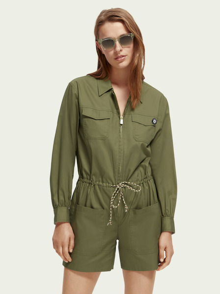 Scotch & Soda Scotch & Soda Khaki színű női kezeslábas