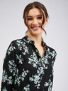 Orsay ORSAY fekete virágmintás női ruha