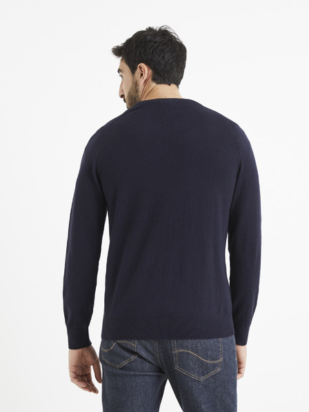 Celio Sötétkék pulóver Celio Veviflex