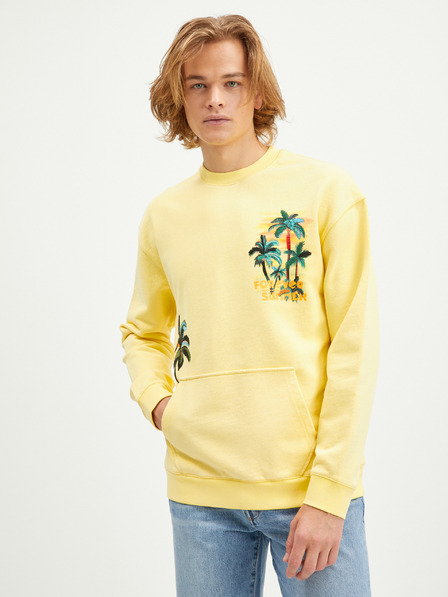 Scotch & Soda Sárga férfi pulóver Scotch & Soda Scotch & Soda