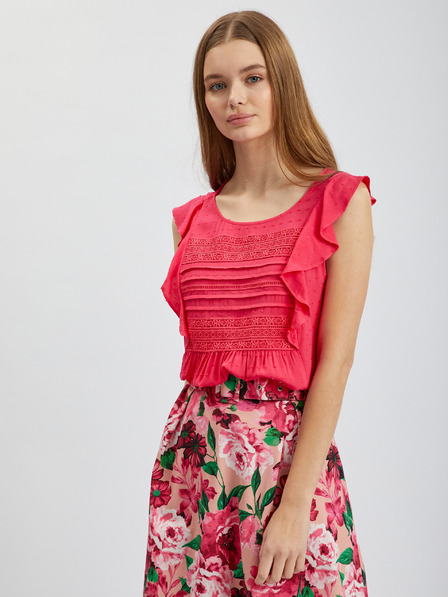 Orsay ORSAY sötét rózsaszín női blúz