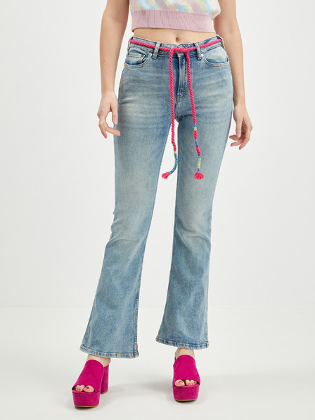 Scotch & Soda Világoskék női karcsúsított szabású farmer Scotch & Soda