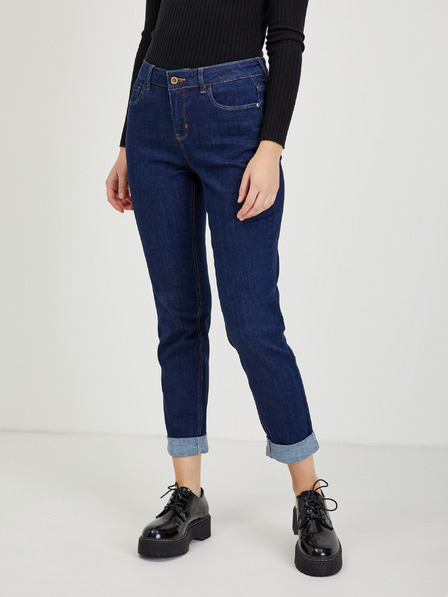 Orsay ORSAY sötétkék boyfriend női farmer