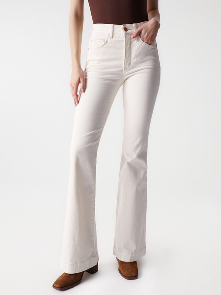 Salsa Jeans Krém Női Flared Jeans Salsa Jeans Glamour Glamour