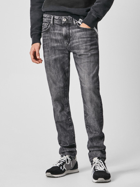 Pepe Jeans Szürke férfi karcsúsított farmer Pepe Jeans Stanley