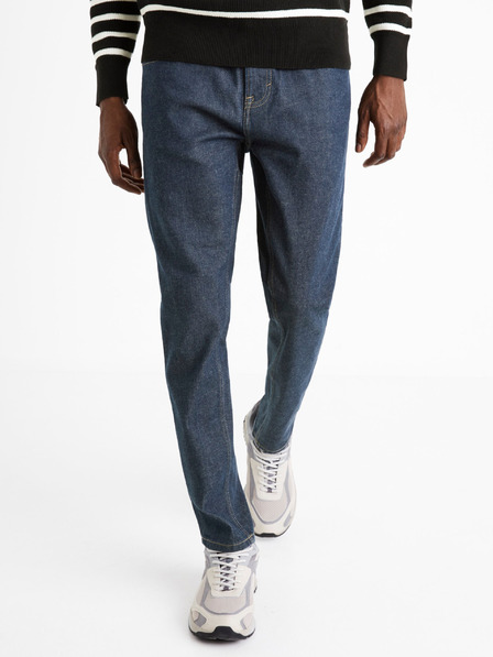 Celio Sötétkék férfi szűk szabású farmer Celio C25 Donew