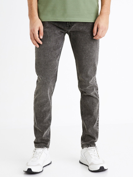 Celio Sötétszürke férfi karcsúsított farmer Celio C25 Dosley25