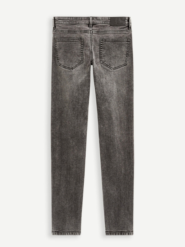 Celio Sötétszürke férfi karcsúsított farmer Celio C25 Dosley25