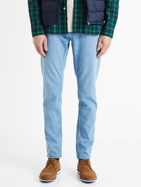 Celio Világoskék férfi slim fit farmer Celio C25 Dosoft25