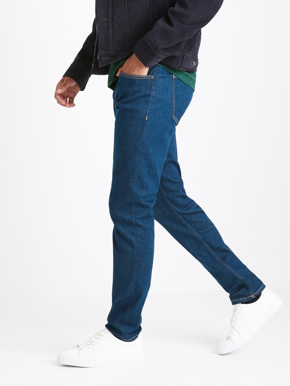 Celio Kék férfi slim fit farmer Celio Cowflex1