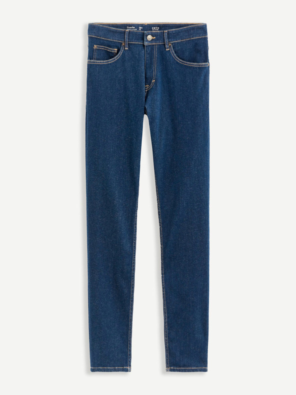 Celio Kék férfi slim fit farmer Celio Cowflex1