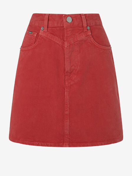 Pepe Jeans Piros női farmer szoknya Pepe Jeans