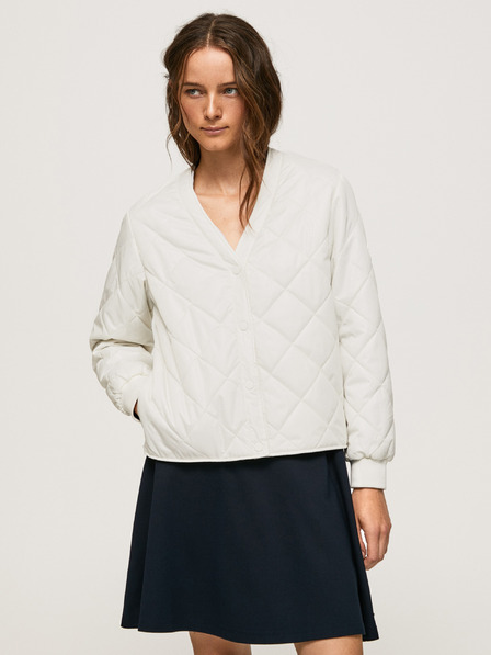 Pepe Jeans Krémszínű női bomber Pepe Jeans