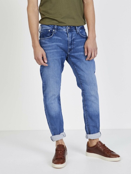 Pepe Jeans Kék férfi egyenes szabású farmernadrág Pepe Jeans Stanley