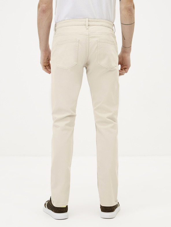 Celio Krémszínű egyenes szabású farmer Celio Jopry