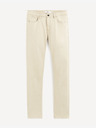 Celio Krémszínű egyenes szabású farmer Celio Jopry