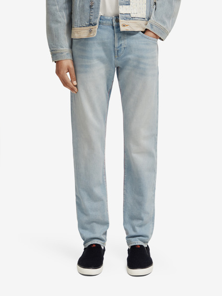 Scotch & Soda Világoskék férfi egyenes szabású farmer Scotch & Soda