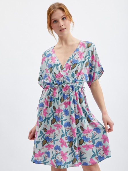 Orsay ORSAY világoskék virágmintás női ruha