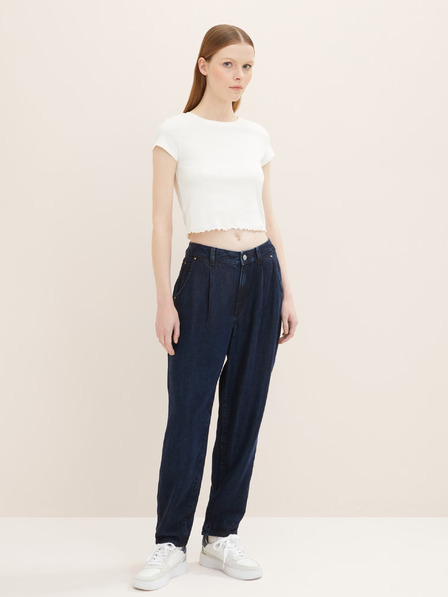 Tom Tailor Denim Sötétkék női mom farmer Tom Tailor Denim