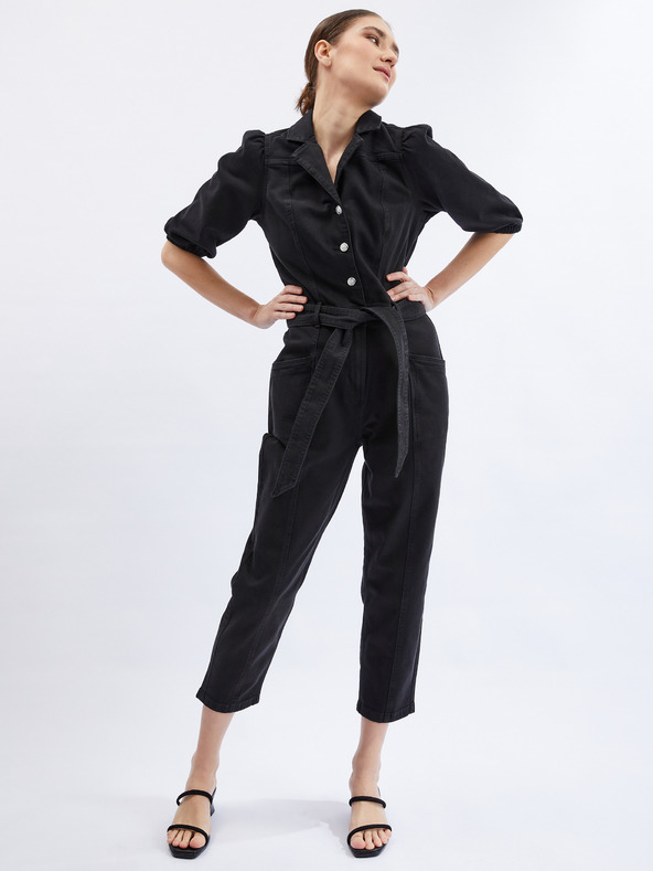 Orsay ORSAY fekete női farmer overall