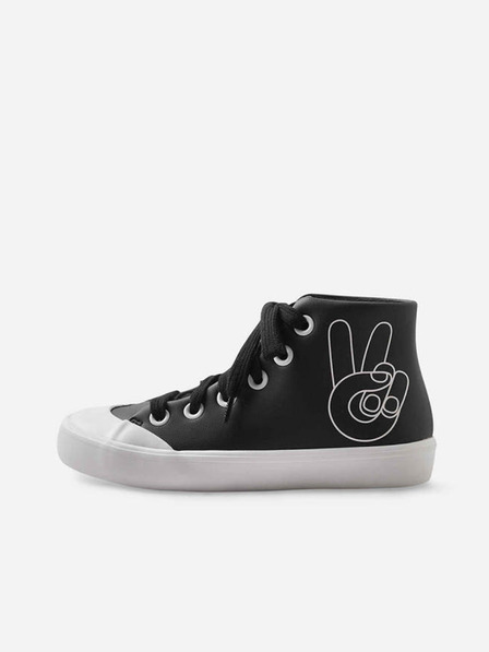 Reima Fehér és fekete Reima Peace Peace High Top lány bokatornacipő