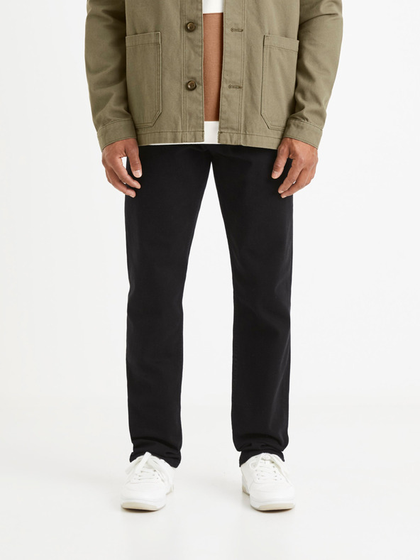 Celio Fekete Férfi nadrág Celio Vopry1