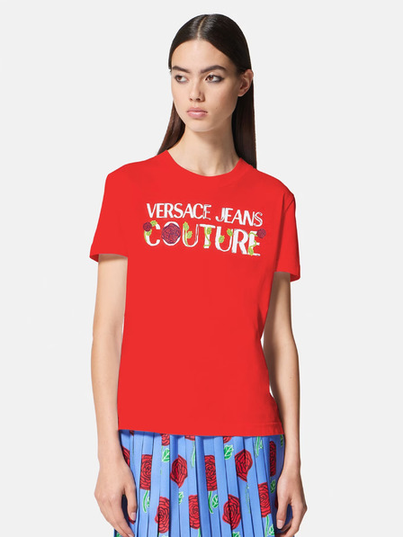 Versace Jeans Couture Piros női póló Versace Jeans Couture