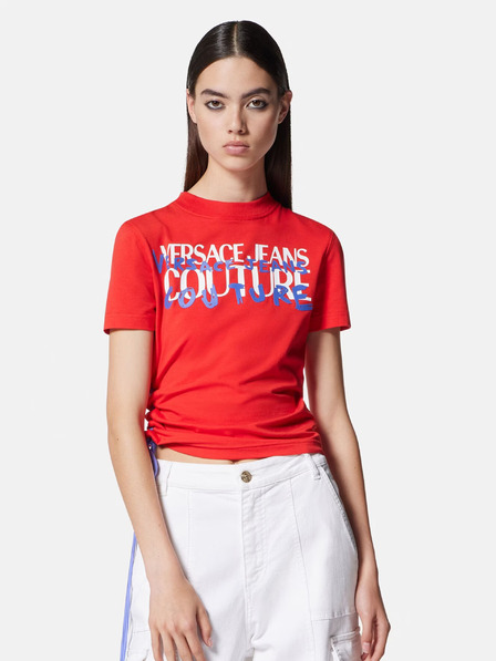 Versace Jeans Couture Piros női póló Versace Jeans Couture