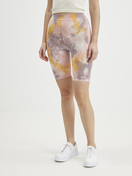Vans Női sárga és rózsaszínű batikolt rövid leggings VANS Flying