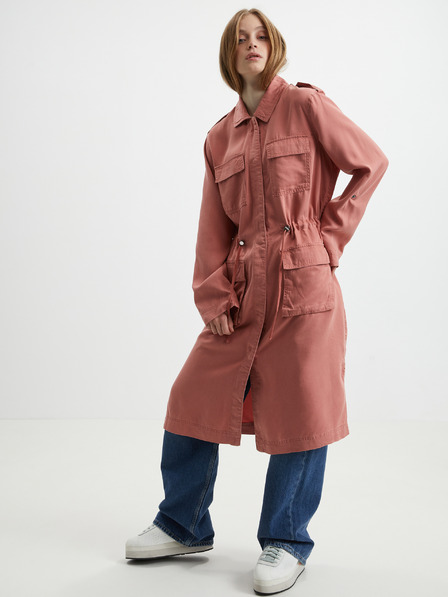 ONLY Rózsaszín női könnyű parka ONLY Kenya