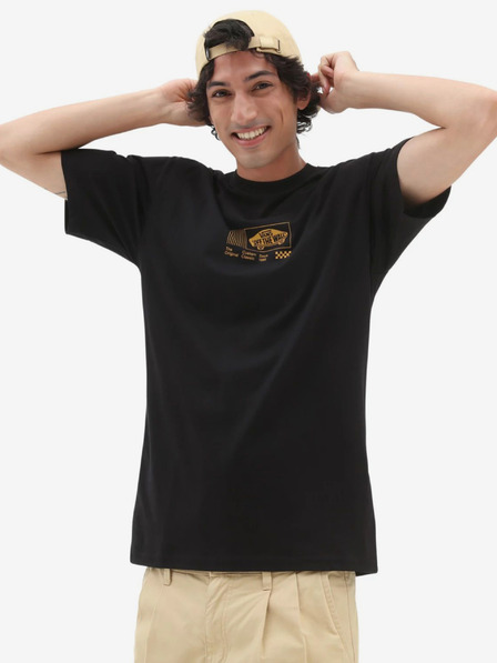 Vans Fekete Férfi VANS Transfixed 3 SS Tee II