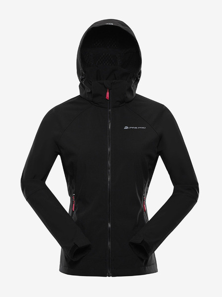 ALPINE PRO Női softshell dzseki membránnal ALPINE PRO LANCA fekete