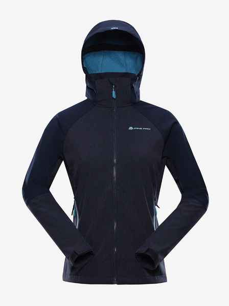 ALPINE PRO Női softshell dzseki membránnal ALPINE PRO LANCA kék