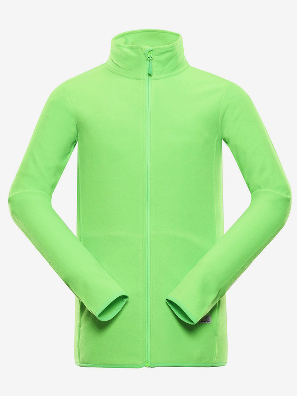 ALPINE PRO Férfi fleece pulóver ALPINE PRO GARIM zöld