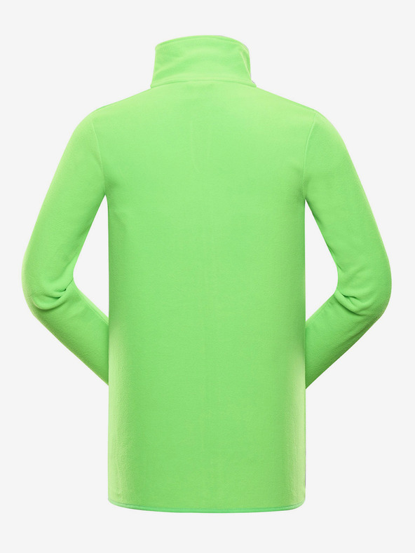 ALPINE PRO Férfi fleece pulóver ALPINE PRO GARIM zöld
