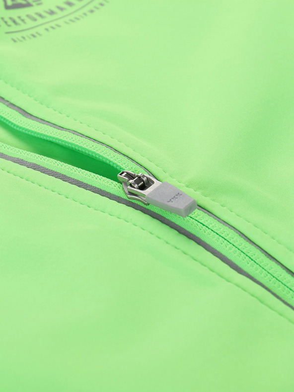 ALPINE PRO Gyerek softshell kabát membránnal ALPINE PRO MULTO zöld