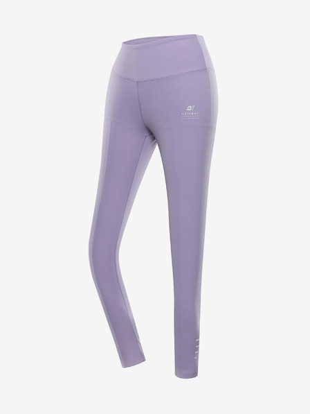 ALPINE PRO Gyorsan száradó női leggings ALPINE PRO LENCA lila