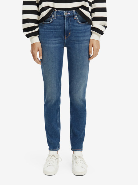 Scotch & Soda Sötétkék női szabott, egyenes szabású farmer Scotch & Soda