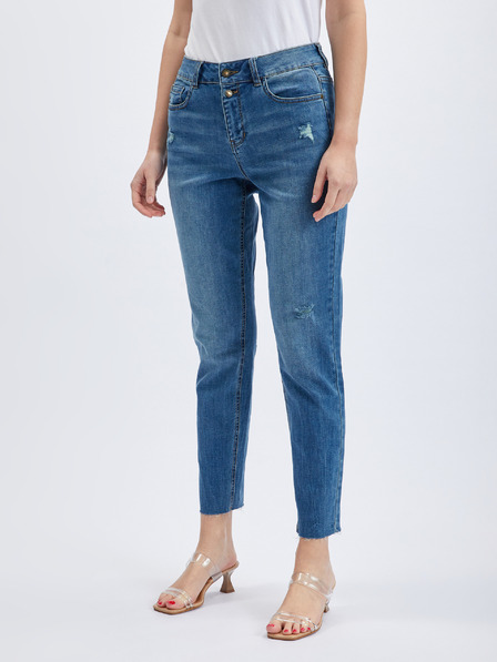 Orsay ORSAY sötétkék straight fit női farmer