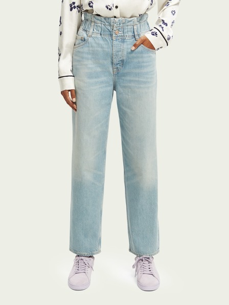 Scotch & Soda Világoskék női széles szárú farmer Scotch & Soda