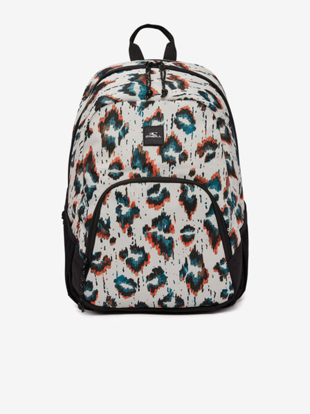 O'Neill Fekete és bézs színű uniszex mintás hátizsák O'Neill WEDGE BACKPACK
