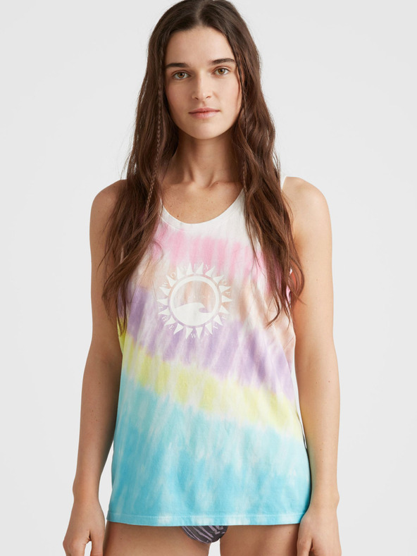 O'Neill Rózsaszín és türkiz női O'Neill WOW TANKTOP tank top