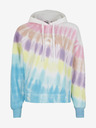 O'Neill Rózsaszín és türkizkék női O'Neill WOMEN OF THE WAVE HOODIE