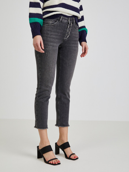 Orsay Sötétszürke slim fit női farmer ORSAY