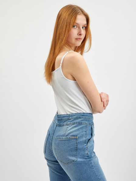 Orsay ORSAY kék rövidített slim fit női farmer