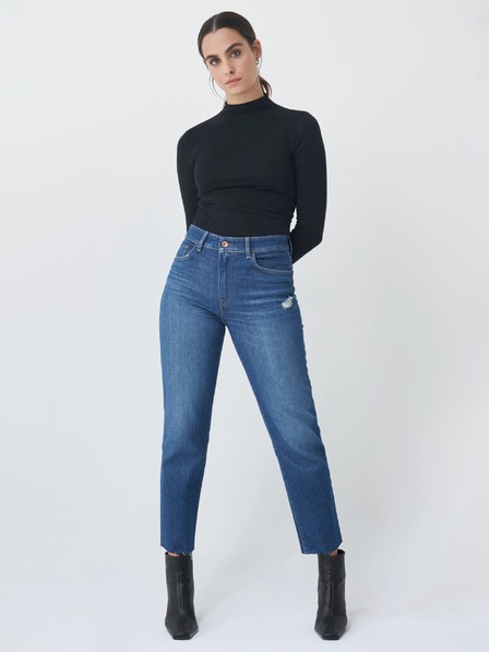 Salsa Jeans Sötétkék női egyenes szabású farmernadrág Salsa Jeans