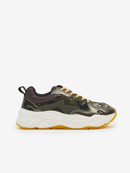 Scotch & Soda Sötétzöld Női mintás tornacipő Scotch & Soda Celest Sneaker Zöld Multi