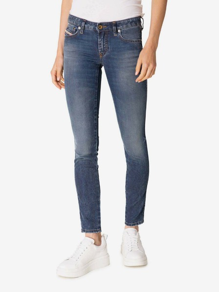 Diesel Diesel Gracey kék női Cropped Slim Fit farmernadrág