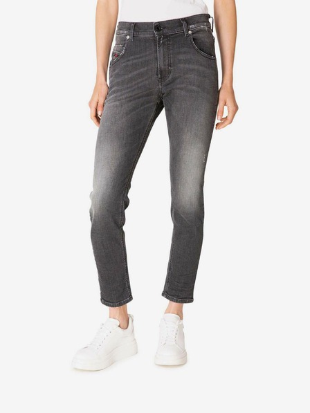 Diesel Diesel szürke női Cropped Slim Fit farmer